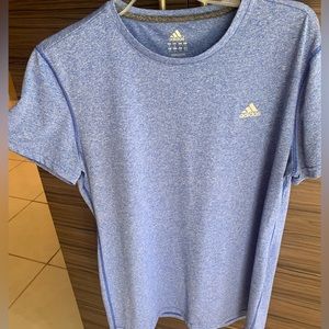 ADIDAS Blue Short Sleeve shirt-Unisex